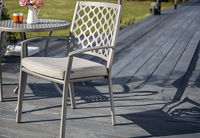 Image of Hartman Avebury Dining Chair with Cushion - Crimini / Moon