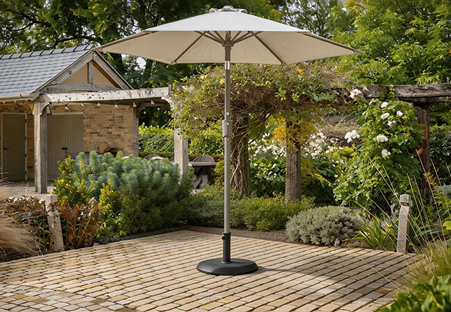 Image of Hartman 2.5m Luxe Parasol in Moon