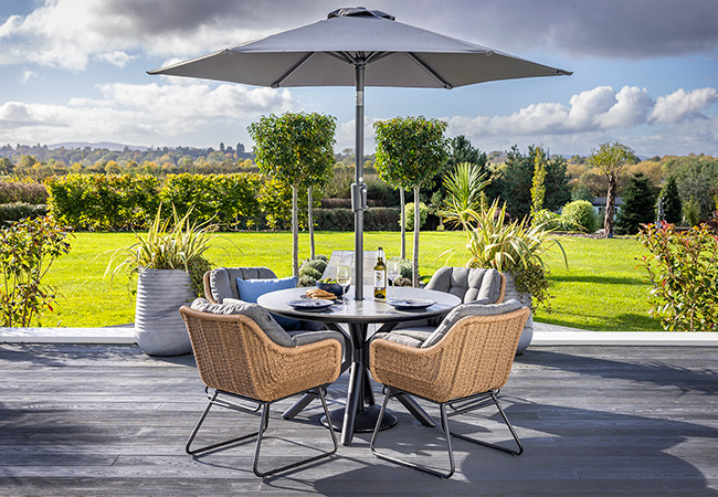 Image of Hartman Rayo 4 Seat Dining Set