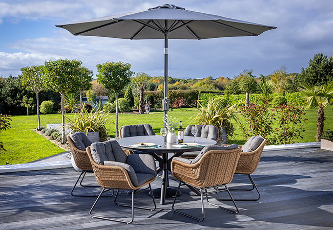 Image of Hartman Rayo 6 Seat Dining Set