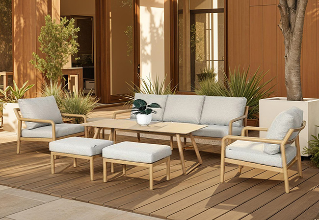 Image of Hartman Sahara 3 Seat Sofa Lounge Set with Coffee Table