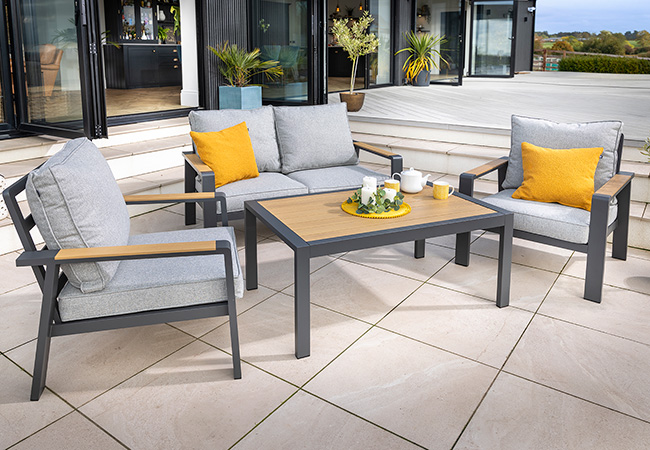 Image of Hartman Sonas 2 Seat Sofa Lounge Set in Matt Xerix / Haze