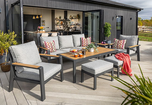 Image of Hartman Sonas 3 Seat Lounge Set in Matt Xerix / Haze