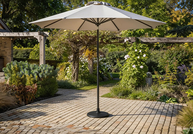 Image of Hartman 3m Traditional Parasol in Moon