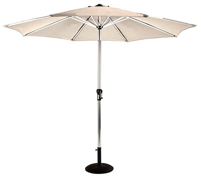 Image of Hartman Luxury Round 2.5m Parasol - Dove