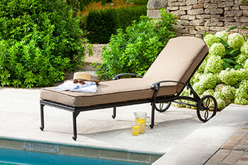 Image of Hartman Amalfi Lounger Cushion in Amber