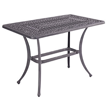 Image of Hartman Capri Rectangular Tall Casual Coffee Table in Antique Grey