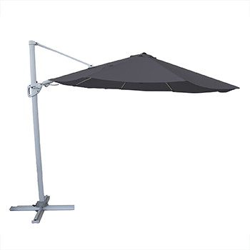 Image of Hartman Pacific Round Cantilever Parasol - Dark Grey