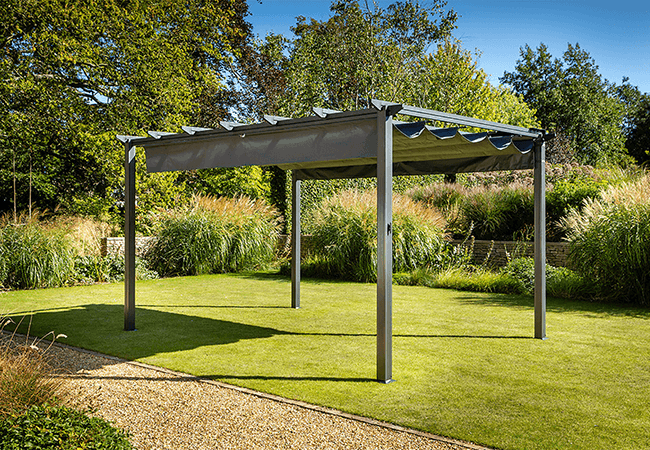 Image of Hartman Roma Pergola 4m x 3m - Grey
