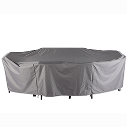 Small Image of Hartman Eden 6 Seat Rectangular Dining Set Cover