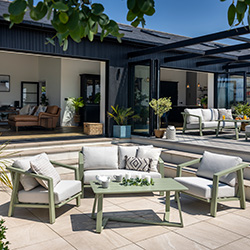 Small Image of Hartman Alora 2 Seat Sofa Lounge Set in Sage / Moon