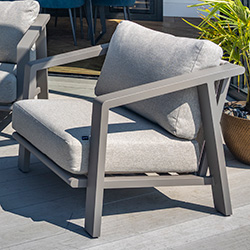 Image of Hartman Alora Lounge Chair in Taupe / Moon