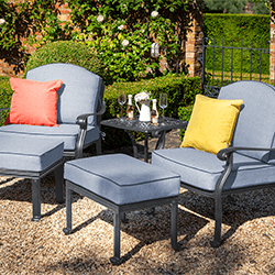 Small Image of Hartman Amalfi Companion Set in Antique Grey/Platinum