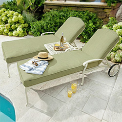 Small Image of Hartman Amalfi Lounger Duet Set in Maize / Wheatgrass