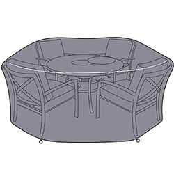 Small Image of Hartman Amalfi Lounge 4 Seat Round Cover