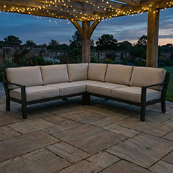 Small Image of Hartman Apollo Square Corner Sofa Set ONLY - NO TABLE