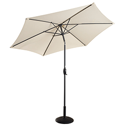 Small Image of Hartman Balearic Market 2.7m Parasol in Dove