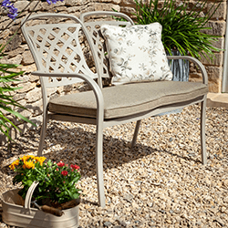 Image of Hartman Berkeley 2 Seat Bench in Maize / Wheatgrass