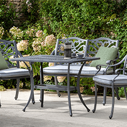 Small Image of Hartman Capri Coffee Set in Antique Grey / Platinum