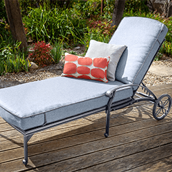 Image of Hartman Capri Lounger in Antique Grey / Platinum