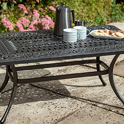 Image of Hartman Capri Rectangular Coffee Table in Bronze