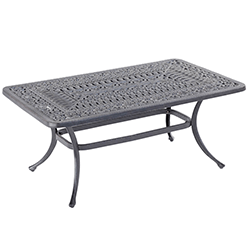 Small Image of Hartman Capri Rectangular Coffee Table in Antique Grey
