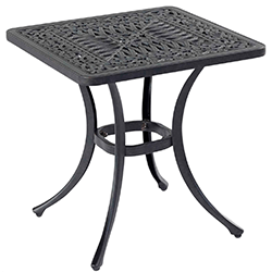 Image of Hartman Capri Cast Square Side Table in Bronze
