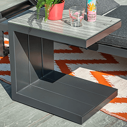 Small Image of Hartman Cosmopolitan Side Table - Xerix/Slate