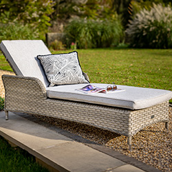 Image of Hartman Eton Lounger in Beech/Oatmeal