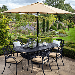 Image of Hartman 3m Traditional Parasol in Amber
