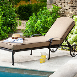 Image of Hartman Amalfi Lounger Cushion in Amber