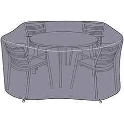Small Image of Hartman Aurora 4 Seat Round Set Cover