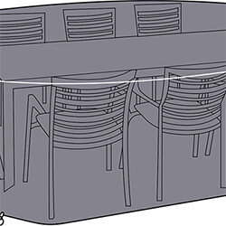 Small Image of Hartman Aurora 8 Seat Rectangular Set Cover