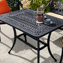 Image of Hartman Capri Rectangular Tall Casual Coffee Table in Bronze
