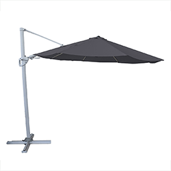Small Image of Hartman Pacific Round Cantilever Parasol - Dark Grey