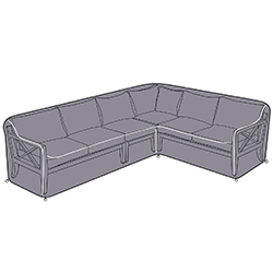 Small Image of Hartman Sorrento Rectangular Corner Sofa Cover - Left Hand Facing