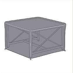 Small Image of Hartman Sorrento Square Ceramic 88cm Coffee Table Cover