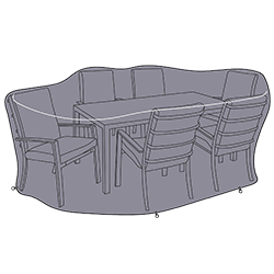 Image of Hartman Titan 6 Seater Rectangle Set Cover