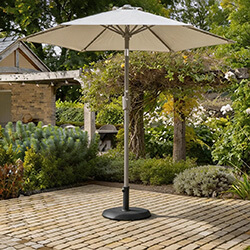 Image of Hartman 2.5m Luxe Parasol in Moon