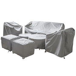 Small Image of Hartman Portico 3 Seat Lounge Set Covers