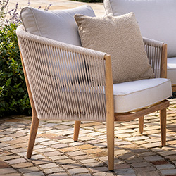 Image of Hartman Portico Lounge Chair in Almond and Ivory