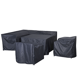 Small Image of Hartman Rio Square Adjustable Corner Set Covers (With Armchair Covers)