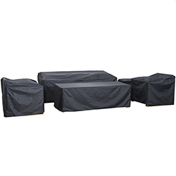 Small Image of Hartman Sahara 3 Seat Adjustable Lounge Set Covers