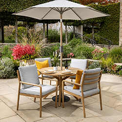 Image of Hartman Sahara 4 Seat Round Dining Set