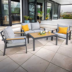Image of Hartman Sonas 2 Seat Sofa Lounge Set in Matt Xerix / Haze
