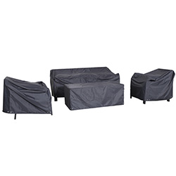 Small Image of Hartman Sonas 3 Seat Adjustable Lounge Set Covers