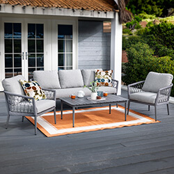 Small Image of Hartman Tierra 3-Seat Lounge Set in Oyster and Haze