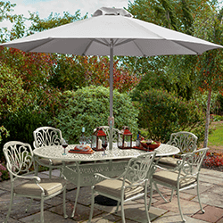 Image of Hartman 3m Traditional Parasol in Wheatgrass