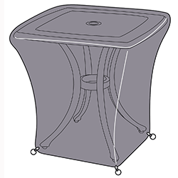 Image of Hartman Amalfi Square Side Table Cover