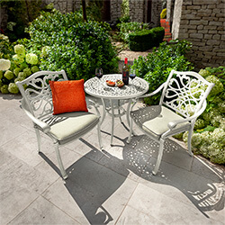 Image of Hartman Capri Bistro Set in Maize / Wheatgrass